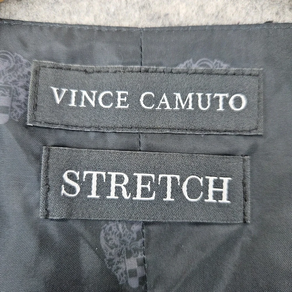 Vince‎ Camuto Men's Black Waistcoat/Vest Size S 36R Stretch Button Formal Sewell